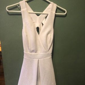 White sparkle dress